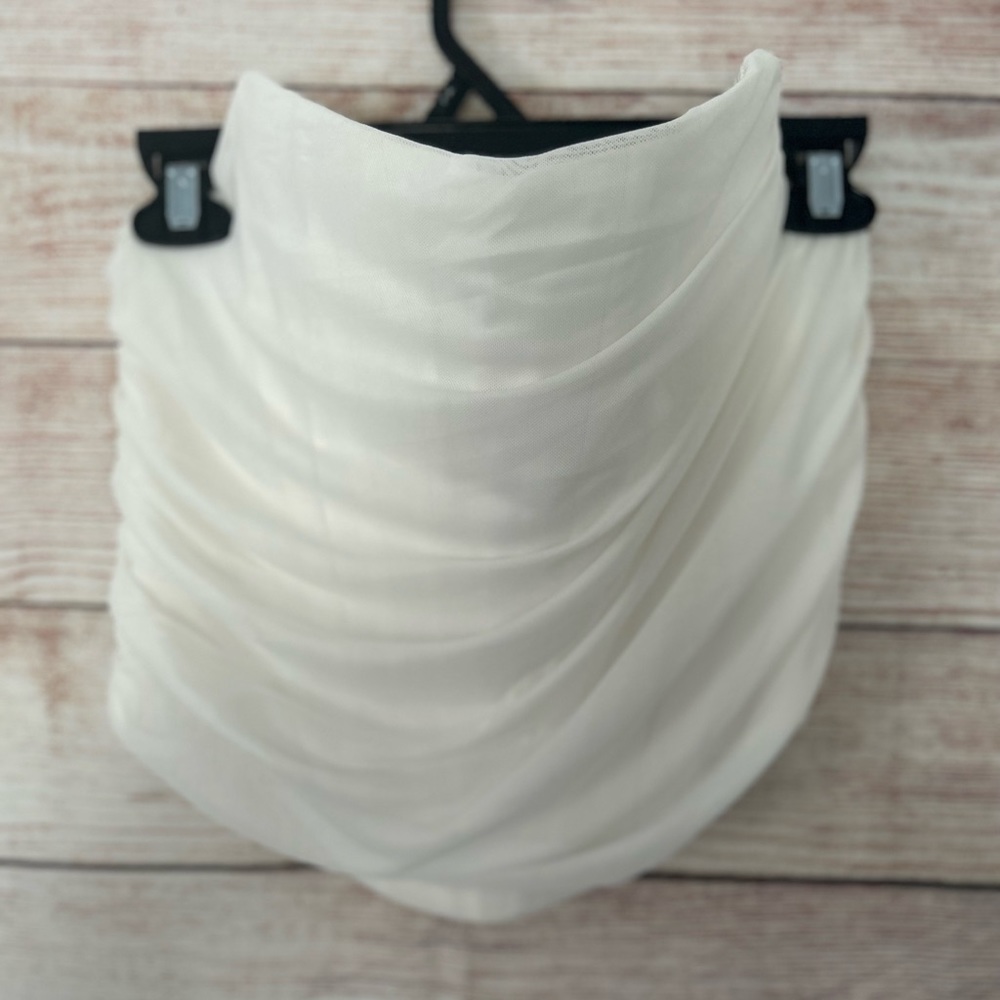SHEIN white corset top
